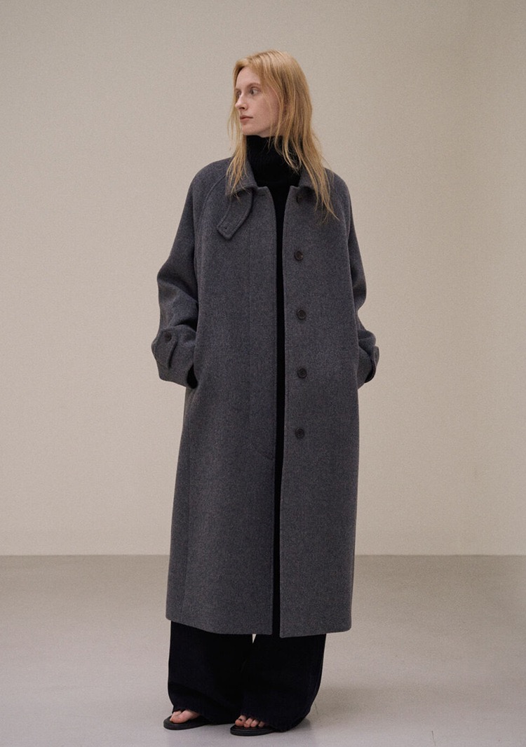 FACADE PATTERN2023秋冬新款呢子大衣高端小众加厚羊毛羊绒毛呢女