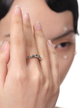 PEARLONA章鱼吸盘戒指女开口小众设计冷淡风个性指环