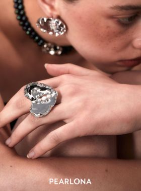 爱心珍珠戒指PEARLONA