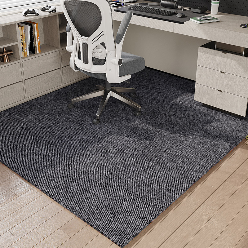 电脑椅书房学习桌专用地毯电脑椅地垫转椅椅子地垫长方加厚防滑