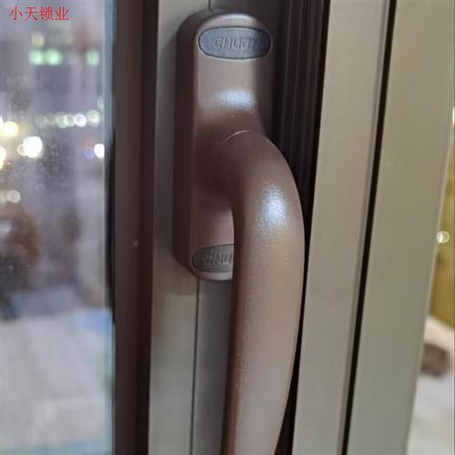 断桥铝合金窗户把手平开门窗传动执手锁内开外开推窗拉手锁扣配.
