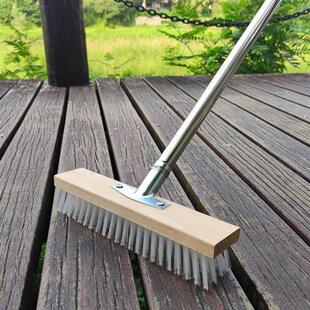 采购产品长柄地板刷硬毛塑料丝地板刷浴室厨房庭院路面清洁刷青苔