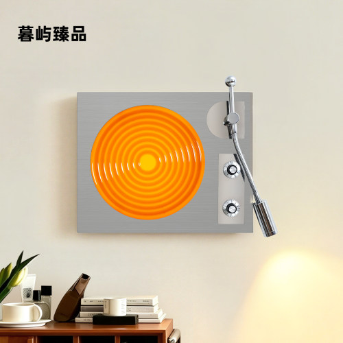 中古包豪斯设计师黑胶唱片壁灯