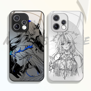 卡提希娅适用OPPOReno15PRO手机壳14鸣潮13动漫12二次元10Pro+线稿11新款9散热8冰感周边7高级感6玻璃5保护套