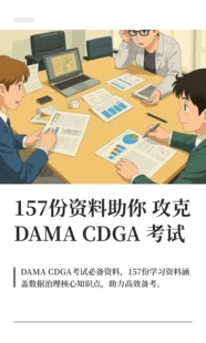 157份DAMA企业数据管理成熟度评估体系模型数据治理工程师CDGA考