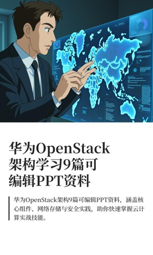 华为OpenStack架构学习9篇可编辑PPT资料