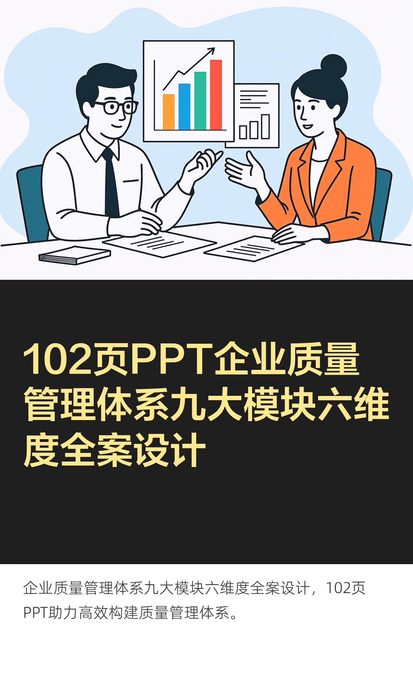 102页PPT企业质量管理体系九大模块六维度全案设计图片