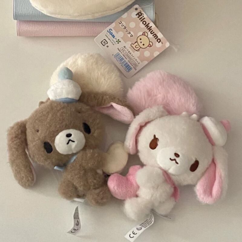 焦糖兔毛绒公仔挂件 可爱三丽鸥少女心包包挂饰软萌玩偶摆件
