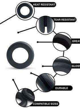 180 Rubber Grommet Kits in 8 Sizes-Rubber Wire Loops, Suitab