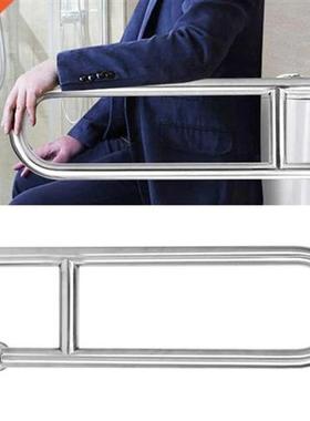 Foldable Bathroom Safety Grab Bar Stainless Steel Toilet Han