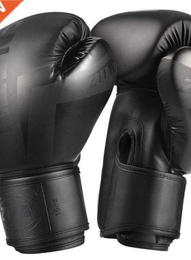 ZTTY Kick Boxing Gloves for Men Women PU Krte Muy Thi Gu