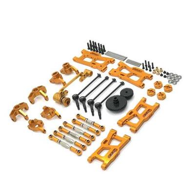For WLtoys 124018 124019 144001 RC Car Parts Metal Upgrade K