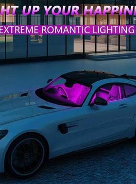 RGB 48LED Car Interior Ambient Lights with USB Wireless Remo