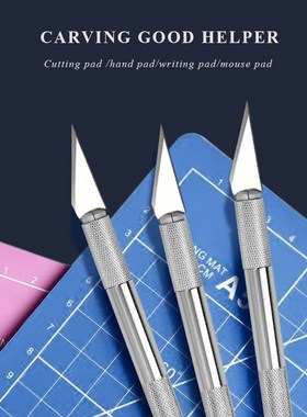 Sharp Carving Knife Combination With 4 Blades Art Knife Carv