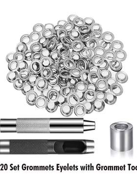 600 Sets Grommet Setting Tool Metal Eyelets Kit with Storage