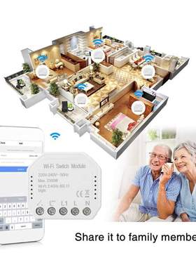 White Switches Wifi Intelligent Light Switch  Breaker Mod