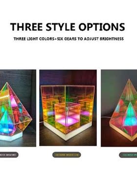 LED Desktop Decor Light Dimmable Acrylic Decorative Night