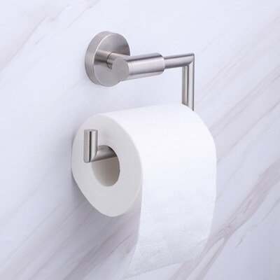 Punch-free Wall Mounted Paper Roll Holder Partition Shelf To