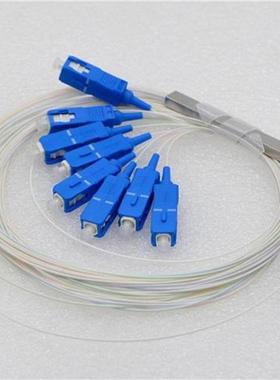 Fiber Plc Splitter SC Connector 1x8 IN/OUT 0.9mm G657A1  10p
