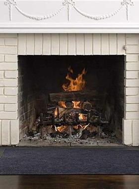 Rectangle Fireproof Fireplace Hearth Rug Non Slip Protection