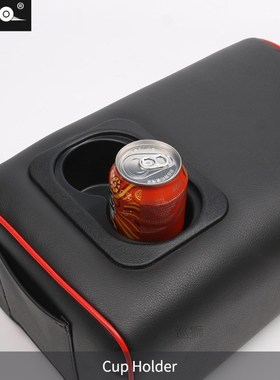 Second Row Rear Central Armrest Box w/ Cup Holder Arm Rest f