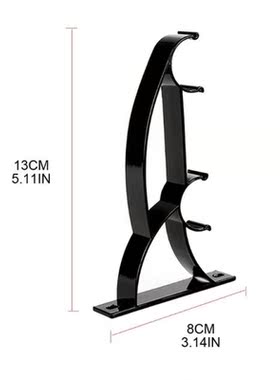 2 PCS Double Curtain Rod Brackets For Rods Aluminum Alloy Ro