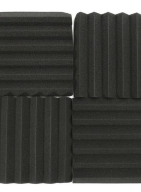 1PC 30x30x5cm Polyurethane Foam Soundproofing Black Foam Aco