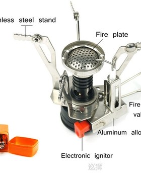 Outdoor Pot Mini Gas Stove Sets  Camping Hiking Cookware Pic