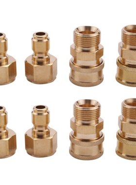 4X High Pressure Washer Quick-Disconnect Couplings,Male &amp