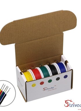 22AWG 40 m/box UL 1007 Cable line PCB Wire Tinned copper 5 c