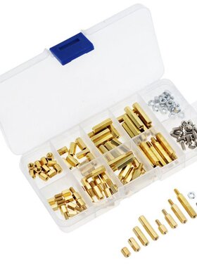 120PCS/Box M3 Male Female Brass Standoff Spacer PCB Board He