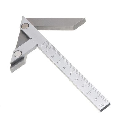 100x70mm Centering Angle Gauge Ruler High Accuracy Protracto