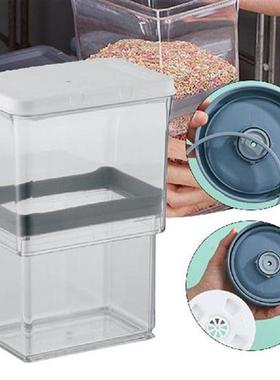 Transparent Grain Storage Box with Lid Refrigerator Fresh