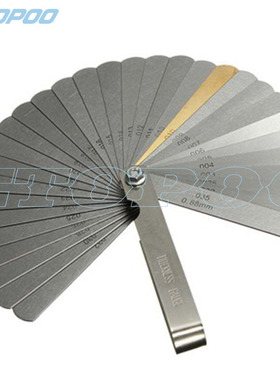 Useful Metric System Measurement 32 Blades Feeler Gauge