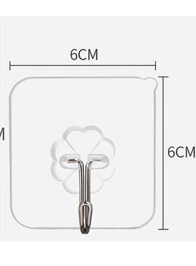 5Pcs Strong Transparent Suction Cup Sucker Wall Hooks Hanger