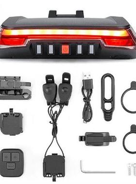 Bike Tail Light Wired & Wireless Remote Control Bicycle