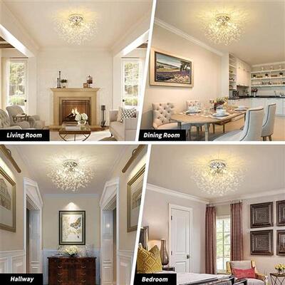 2023 Modern Crystal Dandelion Ceiling Lighting Chandelier La