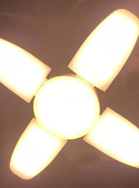 6000LM 60W B22 Deformable LED Garage Warehouses Light Fan