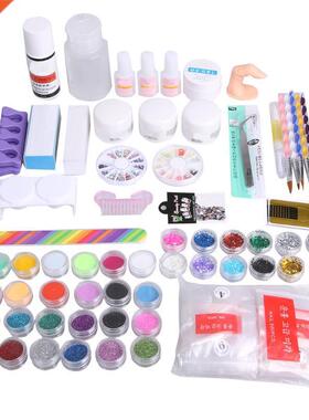 6 Color Nail Manicure Tools Acrylic Crystal UV Gel Nail Art