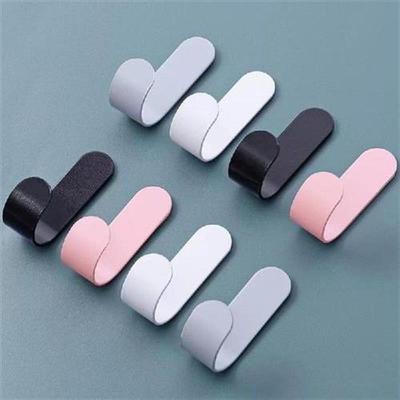 4pcs iron Self Adhesive Wall Hooks Punch-free Hook Hanger
