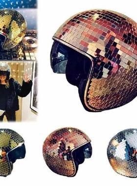 Classic Disco Ball Helmet Mirror Glitter Ball Helmets Hat
