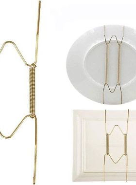 10pcs Wall Display Plate Dish Hangers Holder W Type