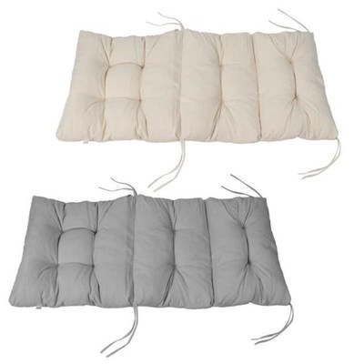 Chair Seat Cushion with Straps Modern Waterproof Outdoor Gar