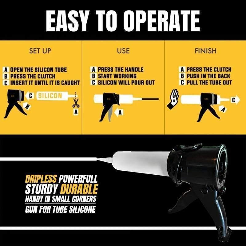 Portable Caulking Gun Manual Insulating Mastic Sealant Corne