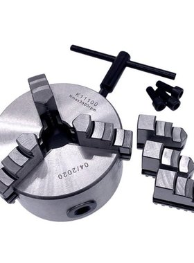 1Set K11-100 3 Jaws Manual Lathe Chuck With Turning Machine