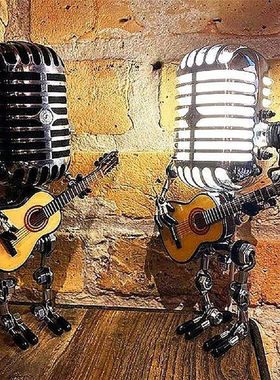 Desktop Lamp Night Light USB Charging Ornament Vintage