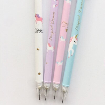 3X al Dream nicorn Press Automatic Mechanical Pencil Writing