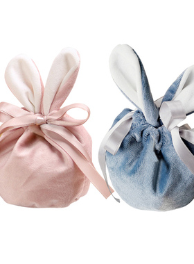 Easter Cute Bunny Gift Packing Bags Velvet Valentine&amp