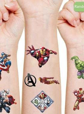 Marvel The Avengers Iron Man Tattoo Sticker Random 1PCS Act