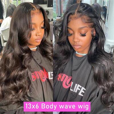 360 Lace Wig 32Inch Body Wave Lace Front Wig 13x4 Human Hair